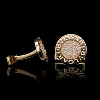 Bulgari Bvlgari 18K Rose Gold Estate Cufflinks