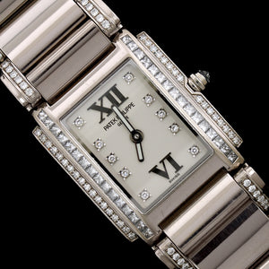 Patek Philippe 18K White Gold Estate Twenty-4 Wristwatch