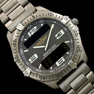 Breitling Titanium Estate Aerospace Wristwatch