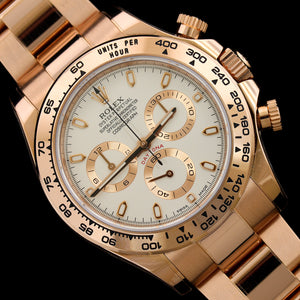 Rolex 18K Rose Gold Estate Daytona