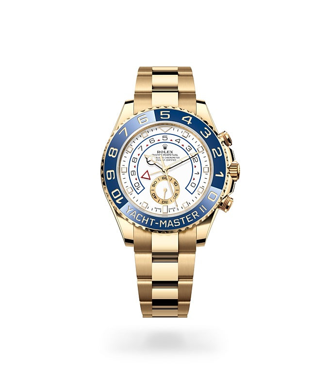 Yacht-Master II, Oyster, 44 mm, yellow gold Front Facing