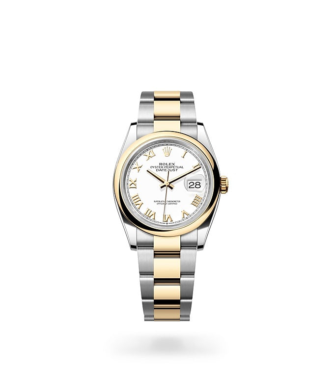 Datejust 36, Oyster, 36 mm, Oystersteel and yellow gold Front Facing