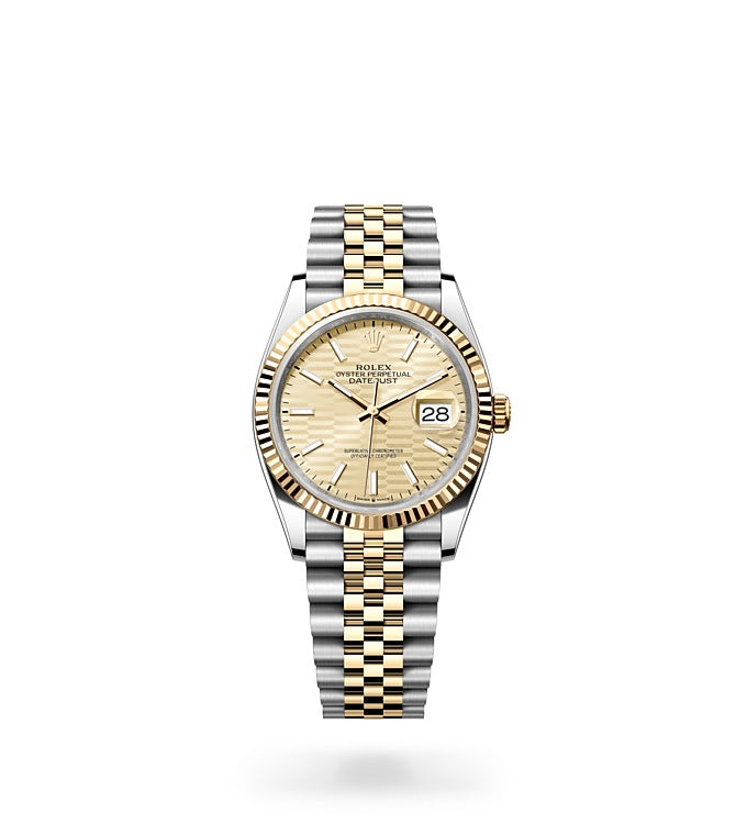 Datejust 36, Oyster, 36 mm, Oystersteel and yellow gold Front Facing