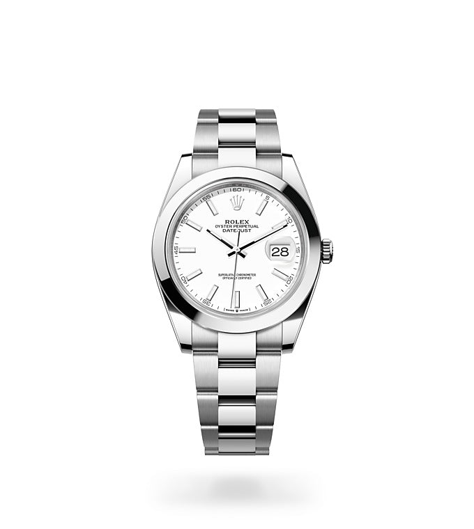 Datejust 41, Oyster, 41 mm, Oystersteel Front Facing