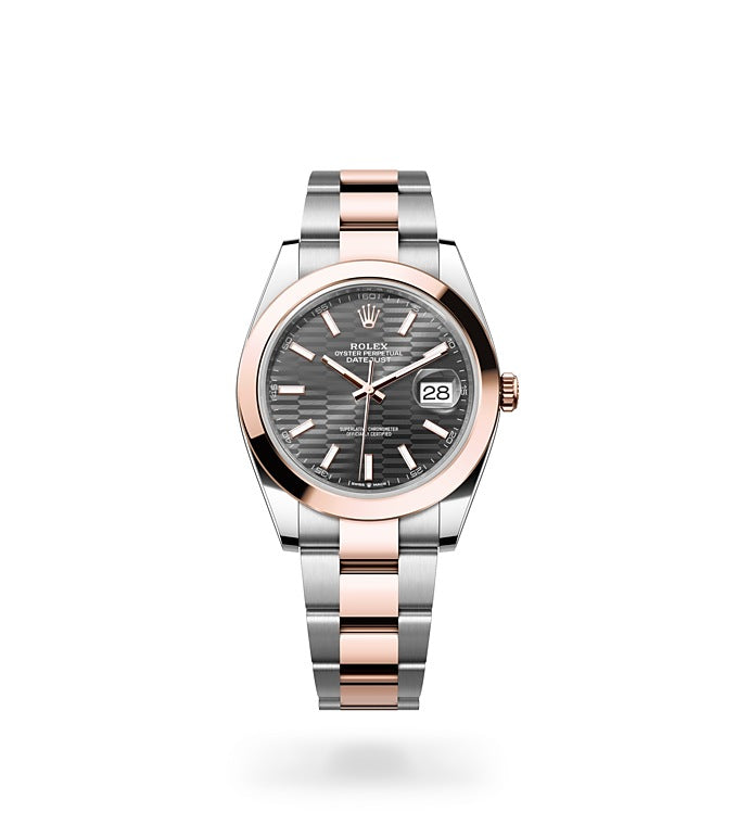 Datejust 41, Oyster, 41 mm, Oystersteel and Everose gold Front Facing