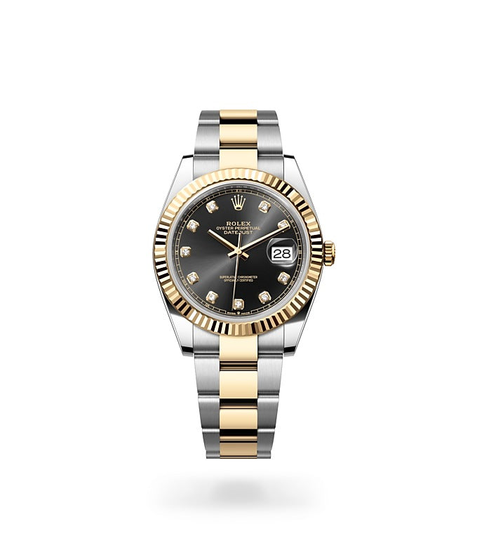 Datejust 41, Oyster, 41 mm, Oystersteel and yellow gold Front Facing