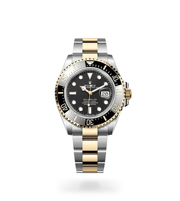 Sea-Dweller, Oyster, 43 mm, Oystersteel and yellow gold Front Facing