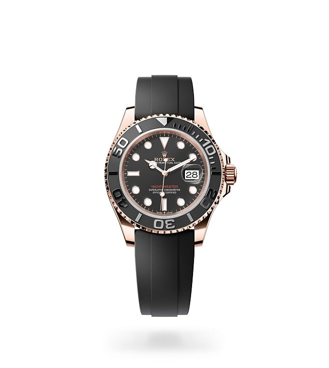 Yacht-Master 40, Oyster, 40 mm, Everose gold Front Facing