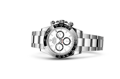 Cosmograph Daytona, Oyster, 40 mm, Oystersteel Laying Down