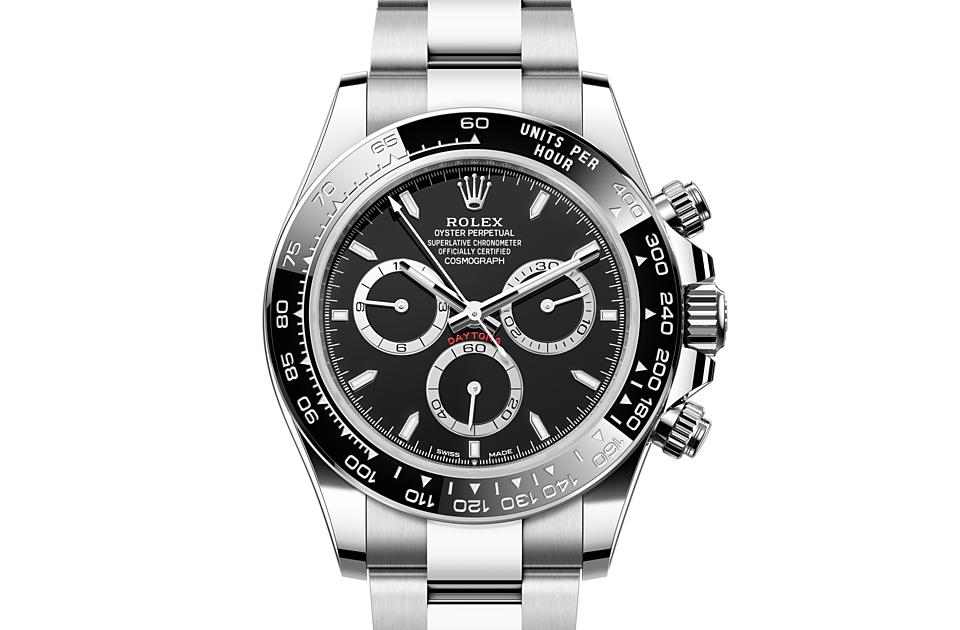 Cosmograph Daytona, Oyster, 40 mm, Oystersteel Front Facing