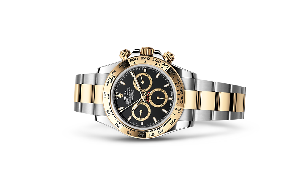 Cosmograph Daytona, Oyster, 40 mm, Oystersteel and yellow gold Laying Down