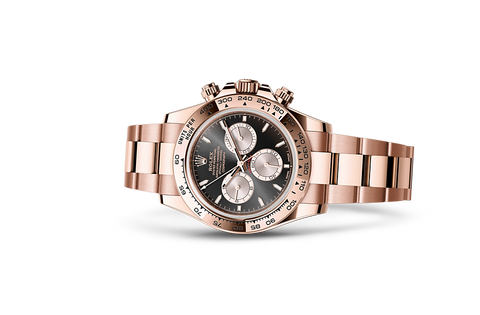 Cosmograph Daytona, Oyster, 40 mm, Everose gold Laying Down