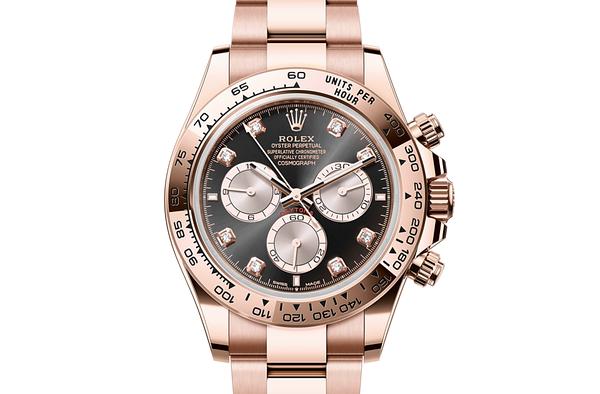 Cosmograph Daytona, Oyster, 40 mm, Everose gold Front Facing