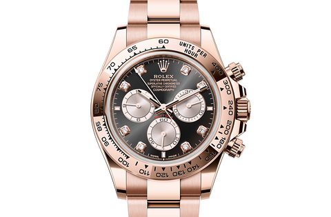 Cosmograph Daytona, Oyster, 40 mm, Everose gold Front Facing