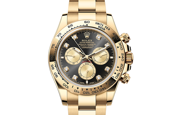 Cosmograph Daytona, Oyster, 40 mm, yellow gold Front Facing