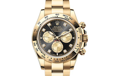 Cosmograph Daytona, Oyster, 40 mm, yellow gold Front Facing