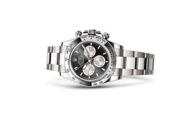 Cosmograph Daytona, Oyster, 40 mm, white gold Laying Down