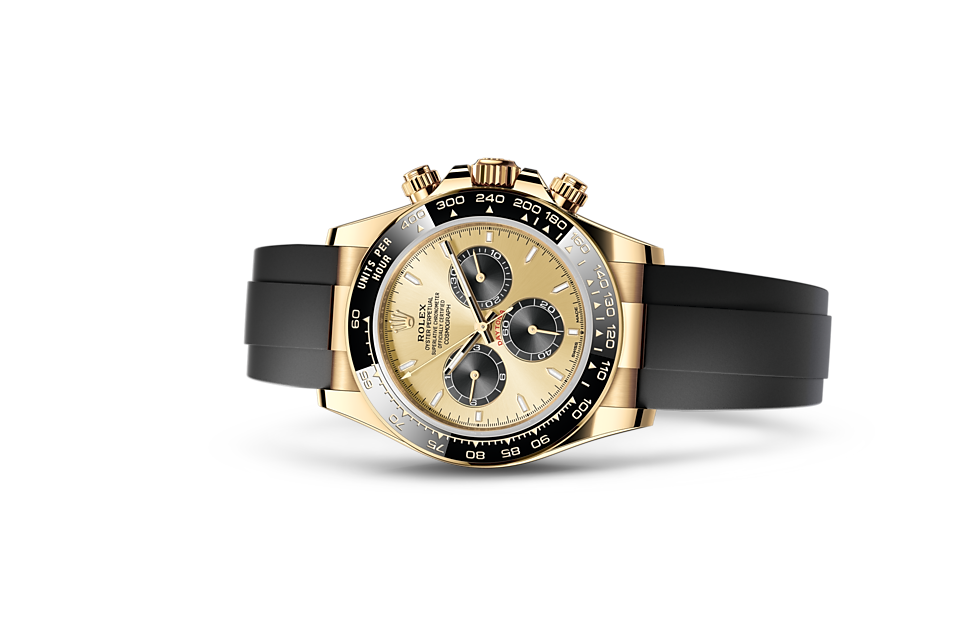 Cosmograph Daytona, Oyster, 40 mm, yellow gold Laying Down